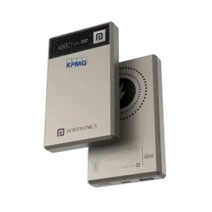 Portronics Luxcell MagClick 10K Power Bank-Beige