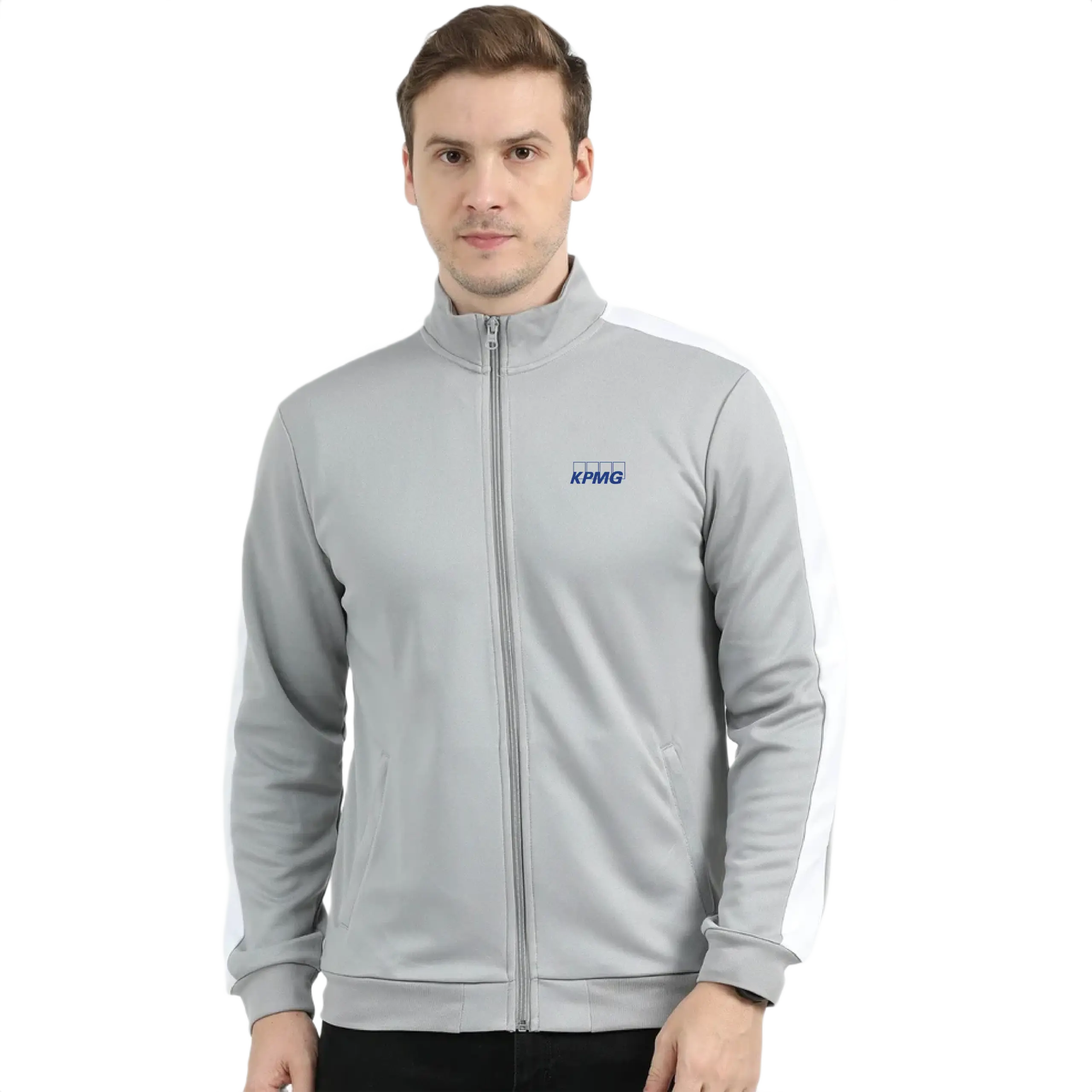 Reebok Polyester Mens Winter Jacket-Grey