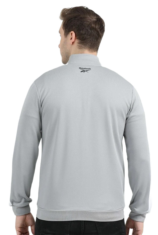 Reebok Polyester Mens Winter Jacket-Grey - Image 2