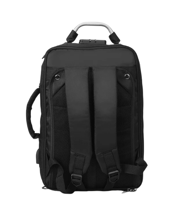Swiss Military Element Laptop Backpack Cum Sling Bag-Black - Image 4