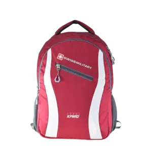Swiss Military PRIME Laptop Backpack-Red