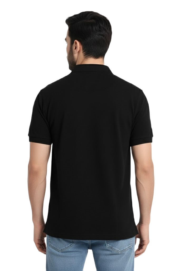 Swiss Military Polo T Shirt-Black - Image 2