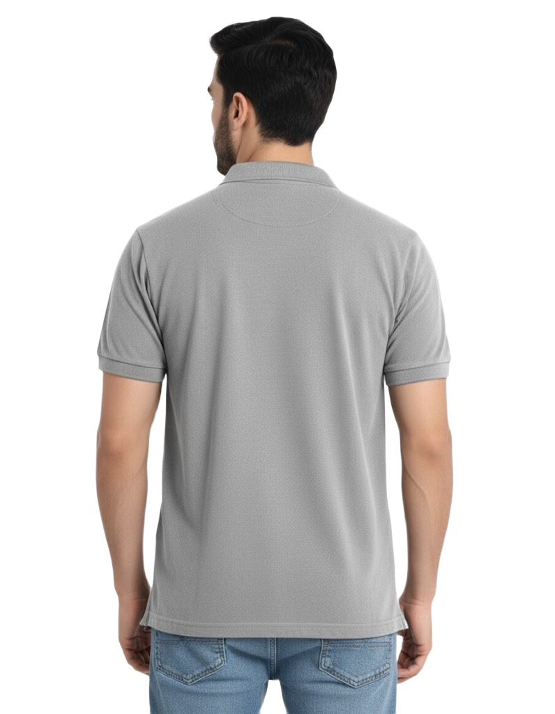 Swiss Military Polo T Shirt-Grey - Image 2