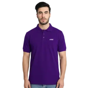 Swiss Military Polo T Shirt-Purple