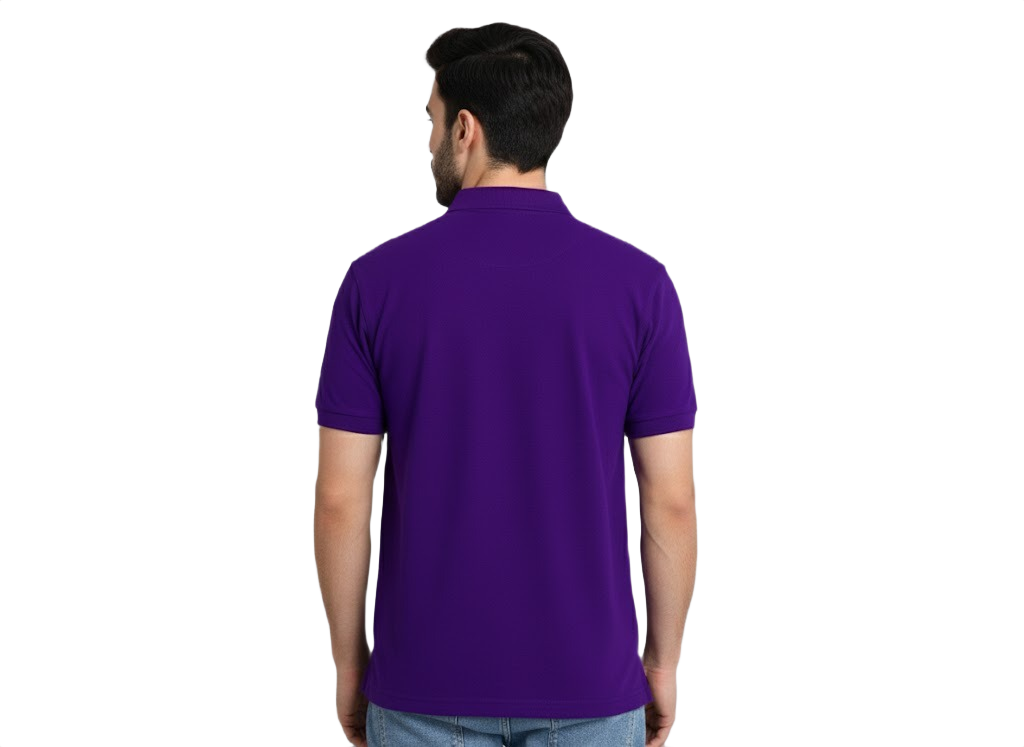 Swiss Military Polo T Shirt-Purple - Image 2