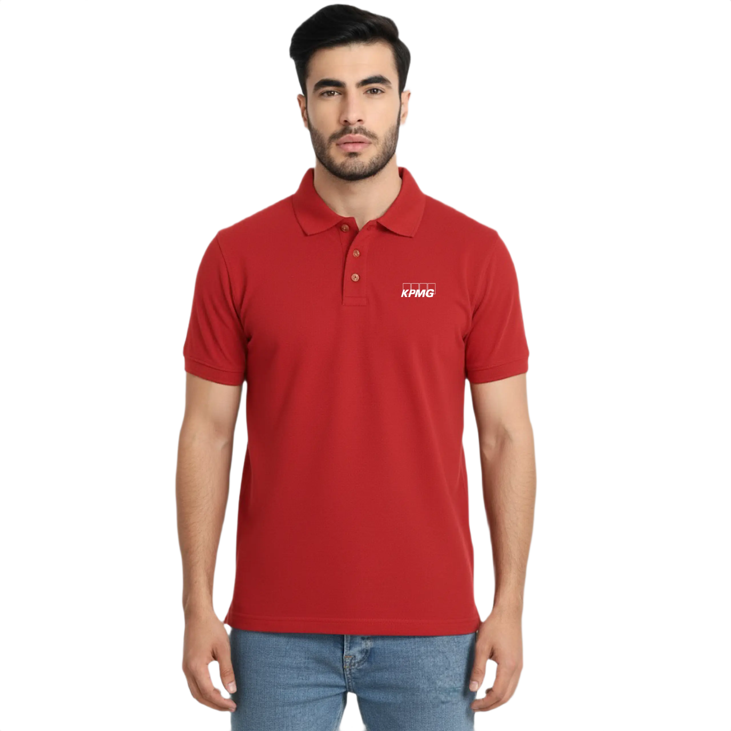 Swiss Military Polo T Shirt-Red