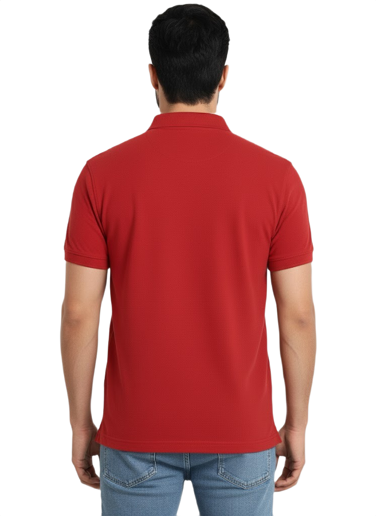 Swiss Military Polo T Shirt-Red - Image 2