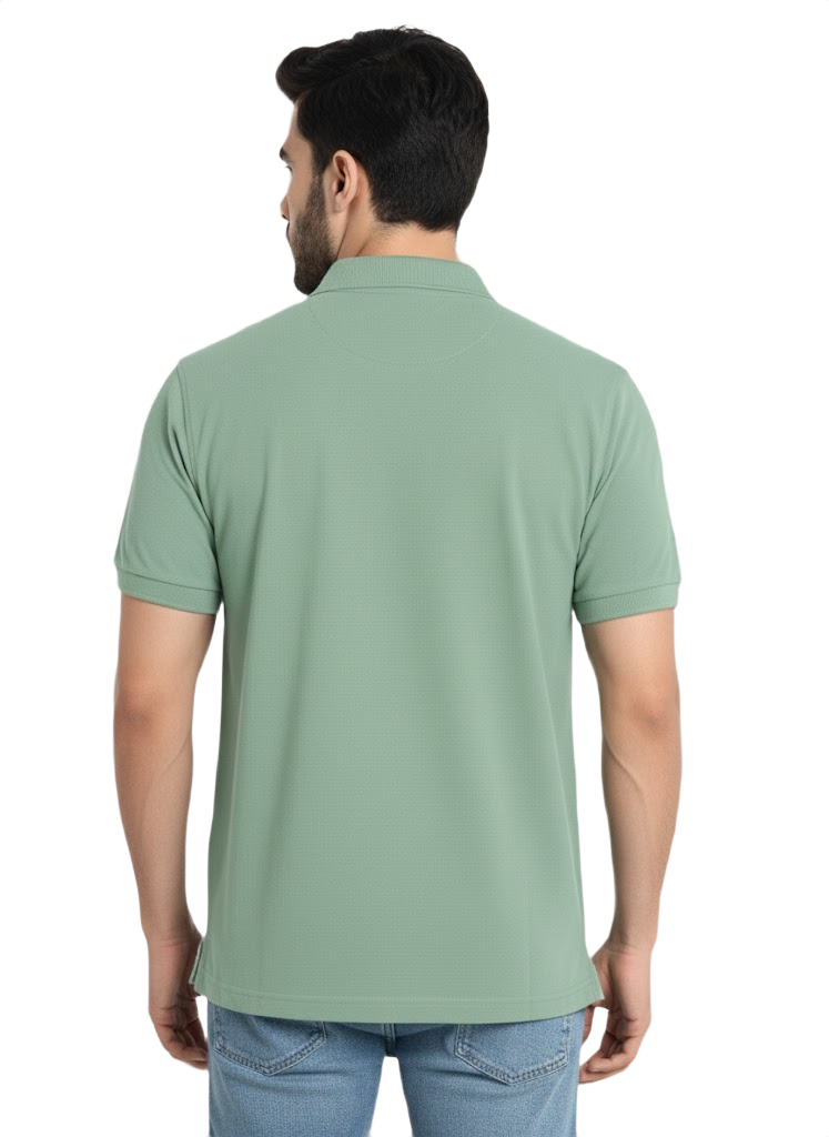 Swiss Military Polo T Shirt-Sea Green - Image 2