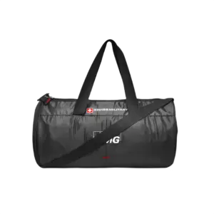 Swiss Military Punch Duffle Cum Gym Bag-Black