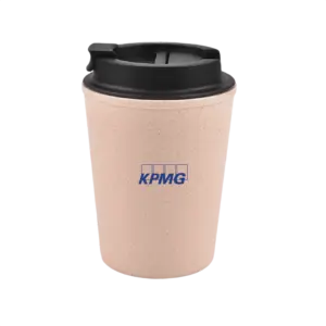 Urban Gear Double Wall Cafe Bamboo Mugs-Natural/Brown