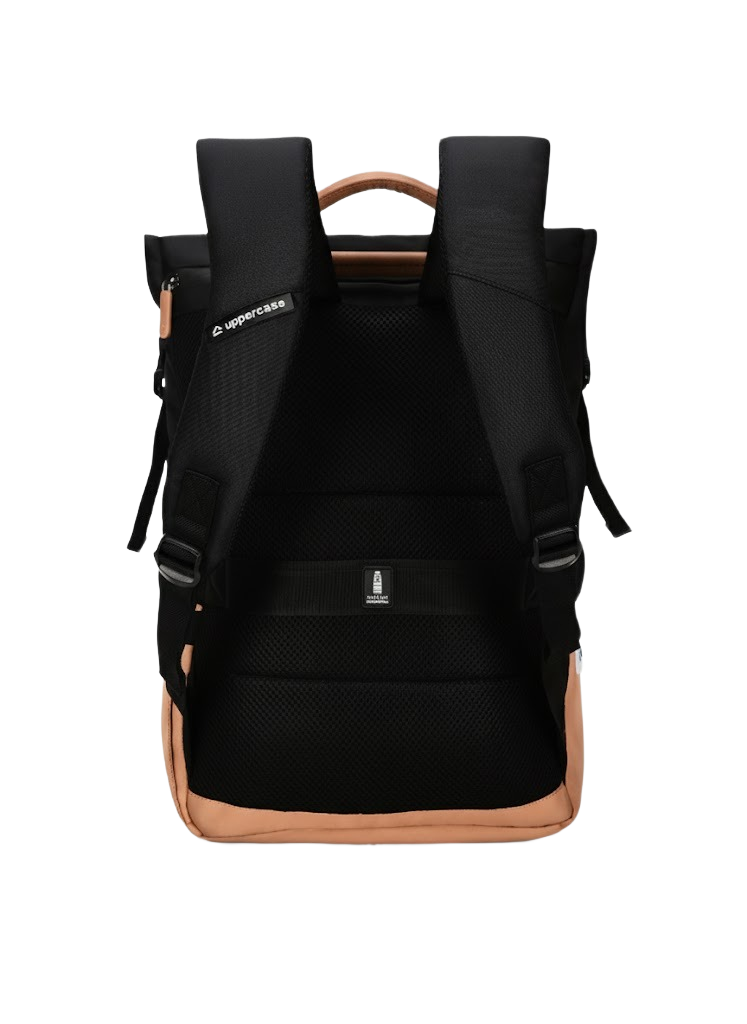 Uppercase Apex Medium Laptop Backpack-Black/Peach - Image 3
