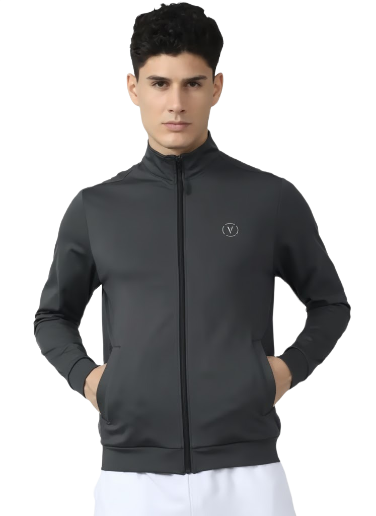 Van Heusen Flex Regular Fit Jacket-Grey