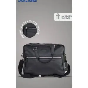 Jack And Jones Viggo File Case Laptop Sleeve-Black