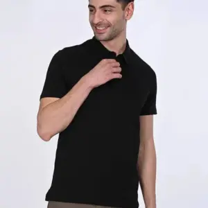 Indian Terrain Polo T-shirt -Black