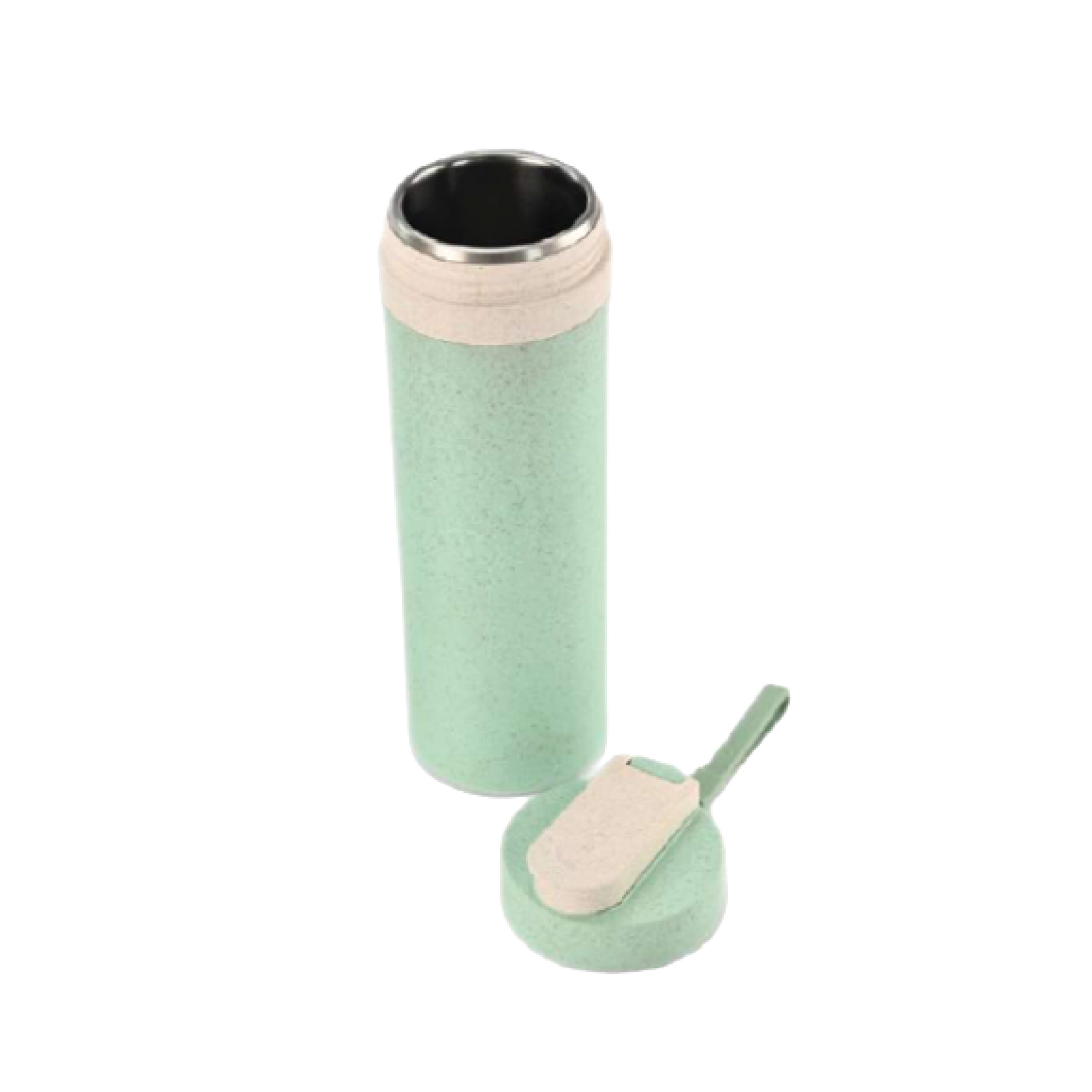 Eha-Eco Friendly Insulated Green Water Bottle & Sipper 600ml-Celeste