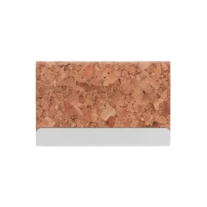 MG Metal Business Card Holder-Cork