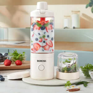 Borosil Nutrimate Portable Electric Blender with Grinder