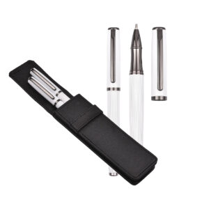 Duet Metal Pen Set - White