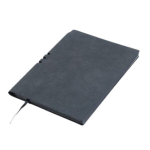 Fuzo The Stooge Italian Soft PU Notebook - Black