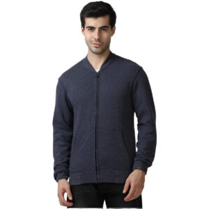 Sweatshirt Fabric Rich cotton - Denim Blue