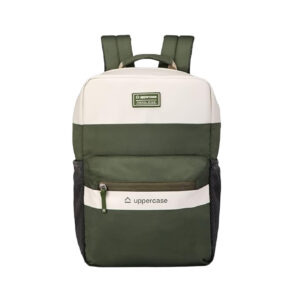 Upper Case Vegan Leather Laptop Backpack 7A - Green